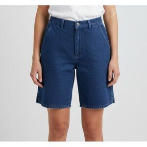 Vintage High-rise 10" Denim Walking Shorts - S/M, ~28" Waist 🇨🇦